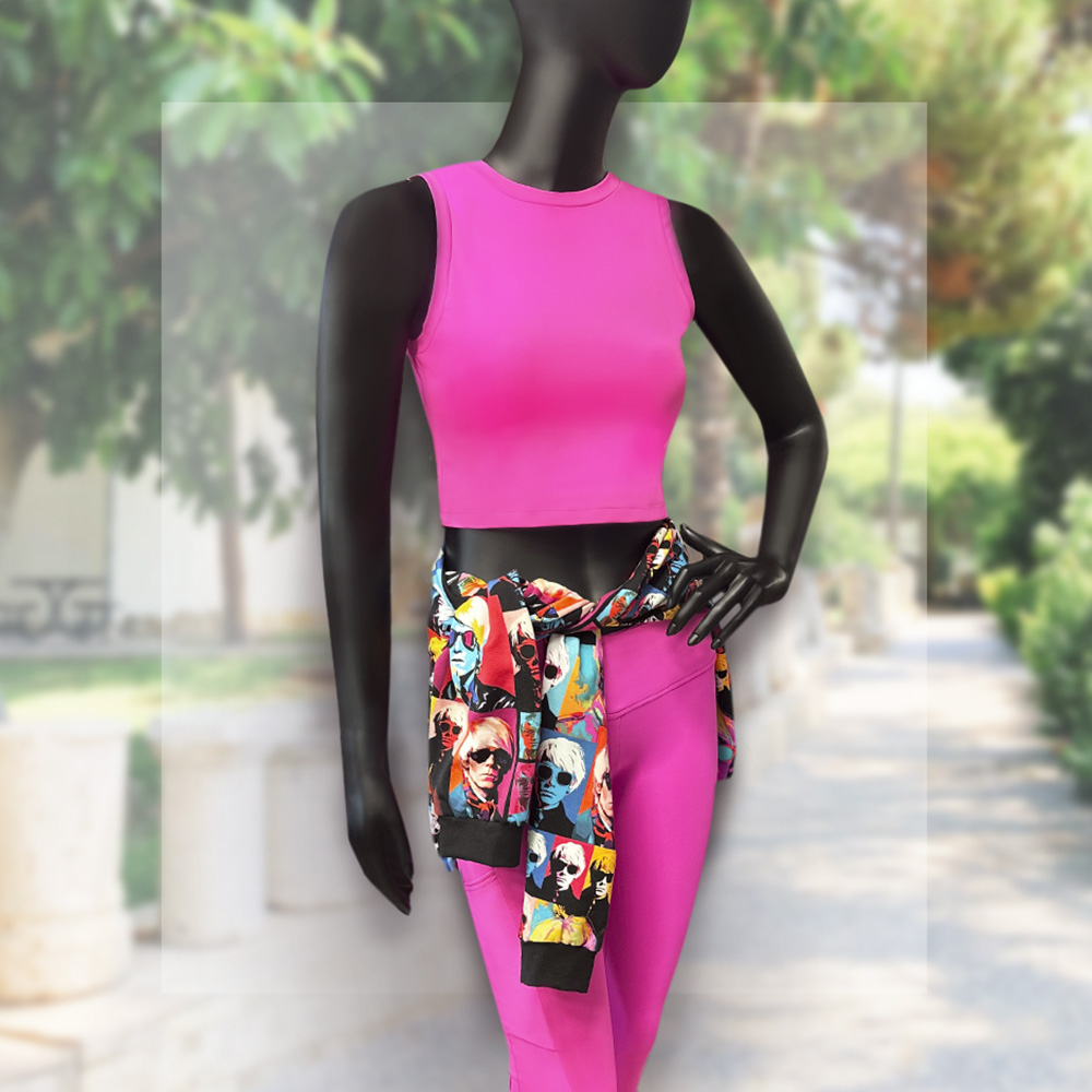 Yoga to elastyczna dzianina, rozciągająca się w obie strony, która idealnie sprawdzi się przede wszystkim na stroje sportowe.