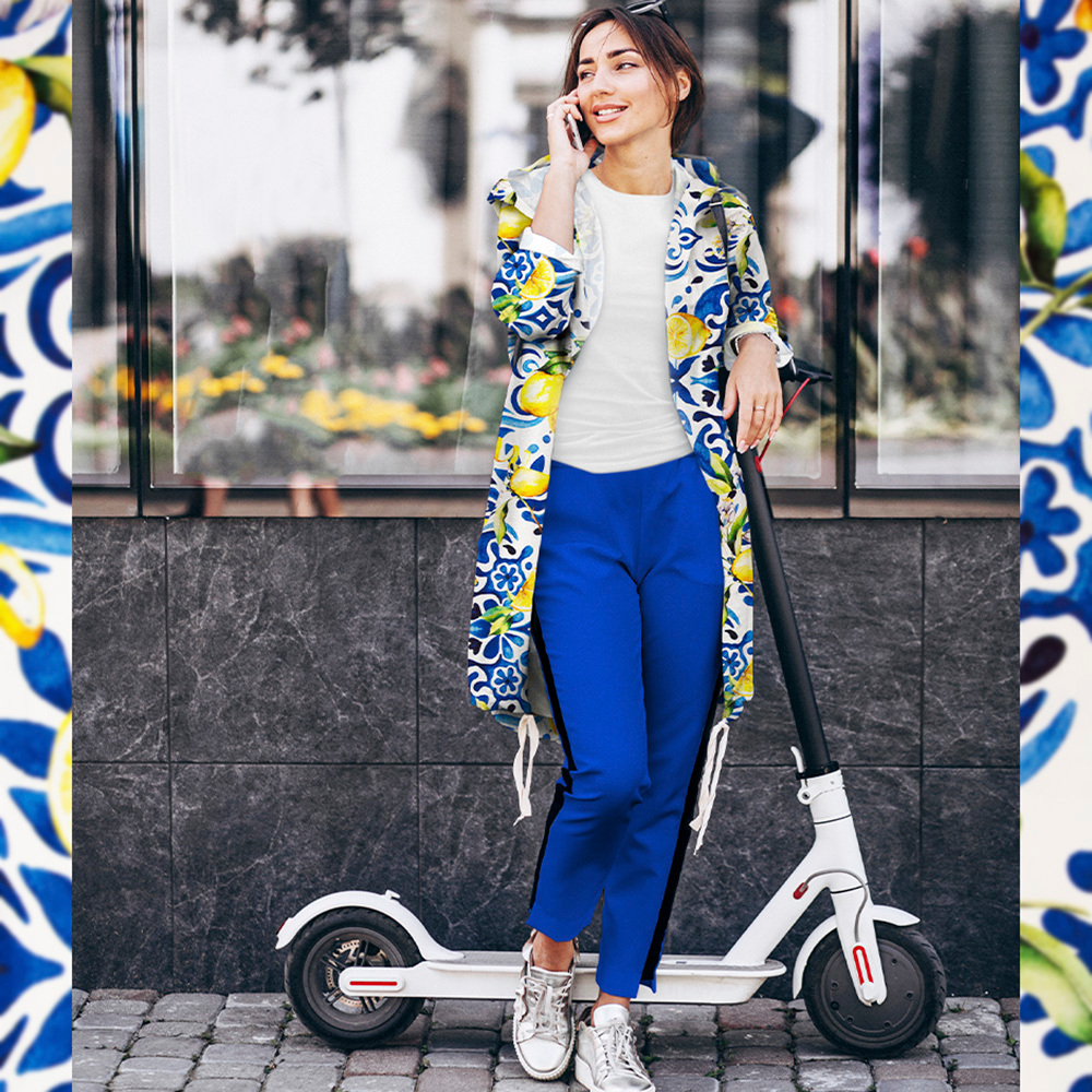 Bawełniana dzianina dresowa, idealna do szycia sportowej i codziennej odzieży.