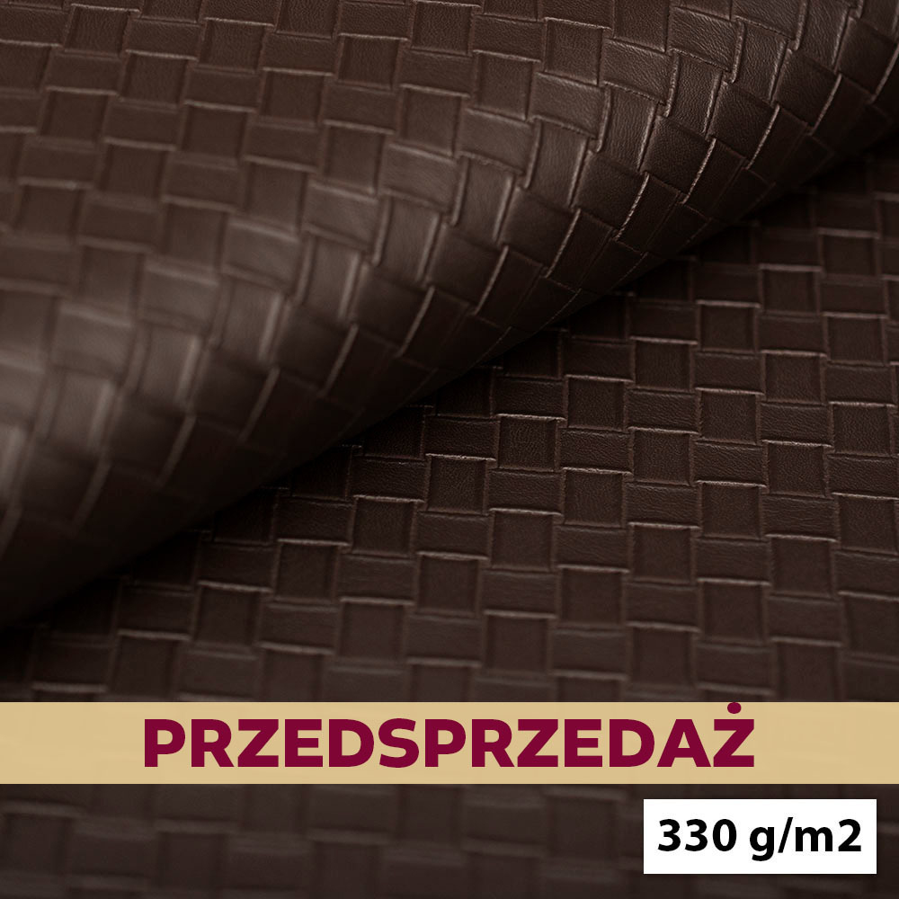 Ekoskóra Tecnotic to efektowny materiał o wyrazistej, plecionej strukturze, która nadaje mu oryginalny i elegancki charakter.