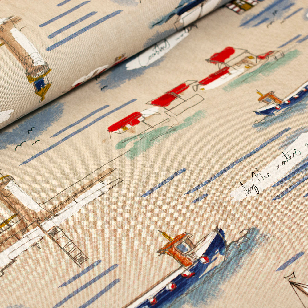 Bawełniana tkanina dekoracyjna z drukowanym wzorem to materiał, który łączy naturalność z efektownym wyglądem.