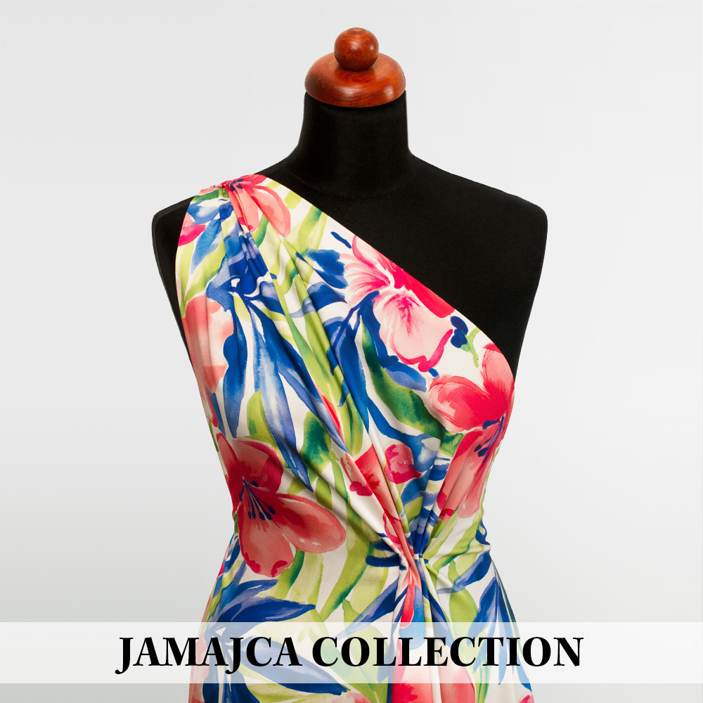 Tkanina wykonana z 100% wiskozy wyróżnia się subtelnym połyskiem, który nadaje ubraniom elegancki i szlachetny wygląd.