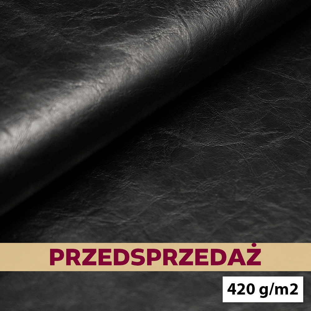 Ekoskóra Vintage to stylowy materiał o wyrazistej, nieregularnej strukturze, która efektownie nawiązuje do wyglądu naturalnej skóry.