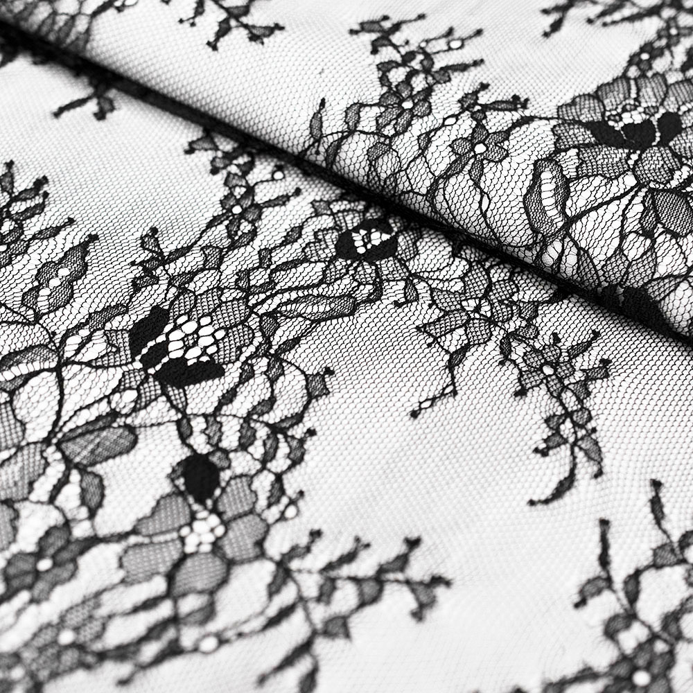 Koronka Floris to delikatna i lekka tkanina z subtelnym motywem kwiatowym.