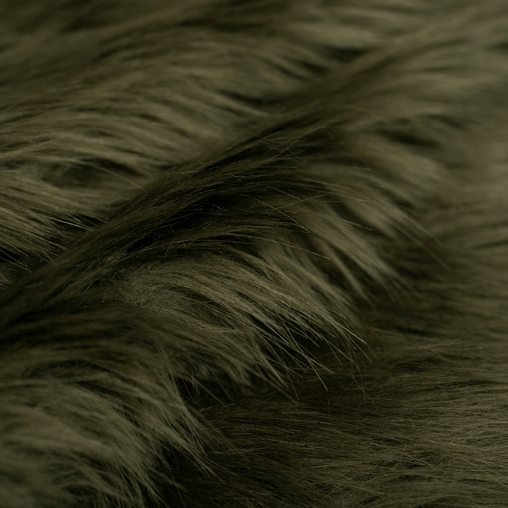 Wysokiej jakości użytkowania tkanina futrzana w jednolitym kolorze.