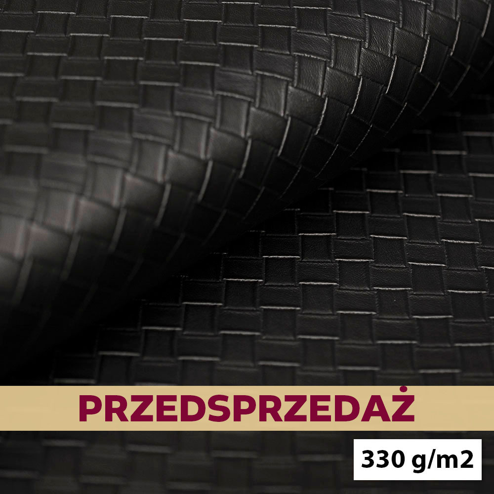 Ekoskóra Tecnotic to efektowny materiał o wyrazistej, plecionej strukturze, która nadaje mu oryginalny i elegancki charakter.