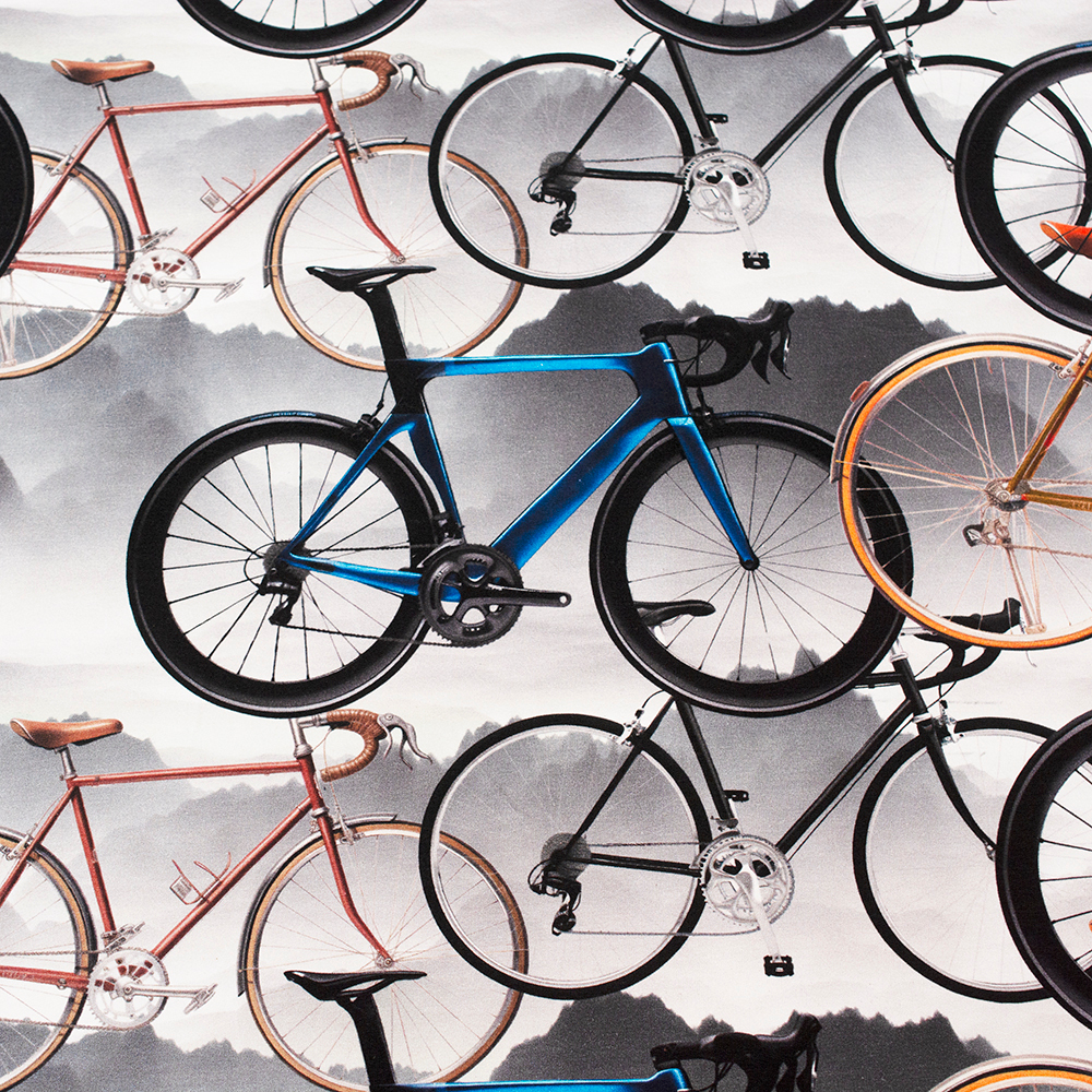 Bawełniana dzianina dresowa, idealna do szycia sportowej i codziennej odzieży.