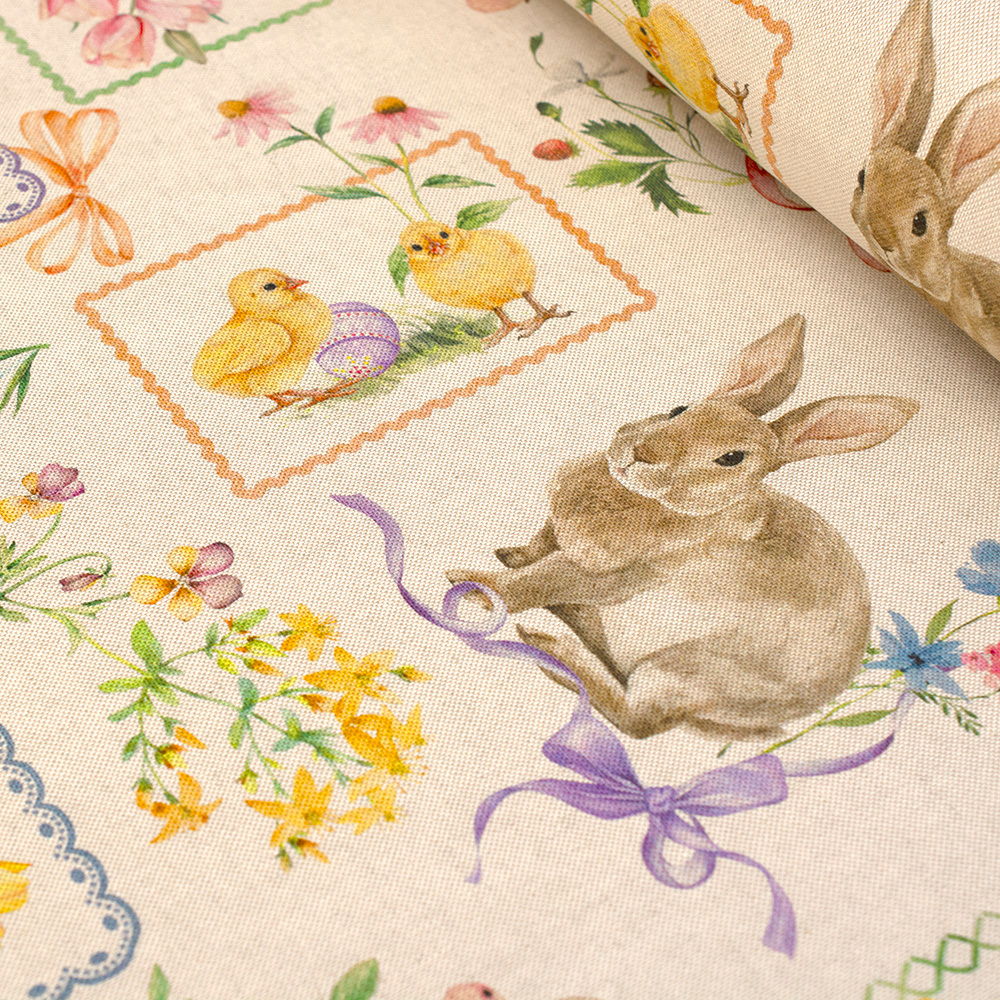 Bawełniana tkanina dekoracyjna z drukowanym wzorem to materiał, który łączy naturalność z efektownym wyglądem.