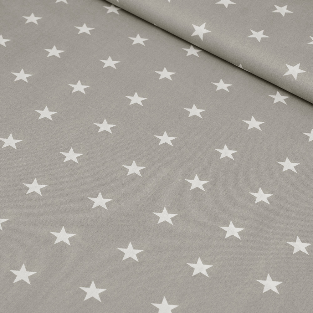 Tkanina bawełniana o splocie płóciennym, wyprodukowana w Polsce.