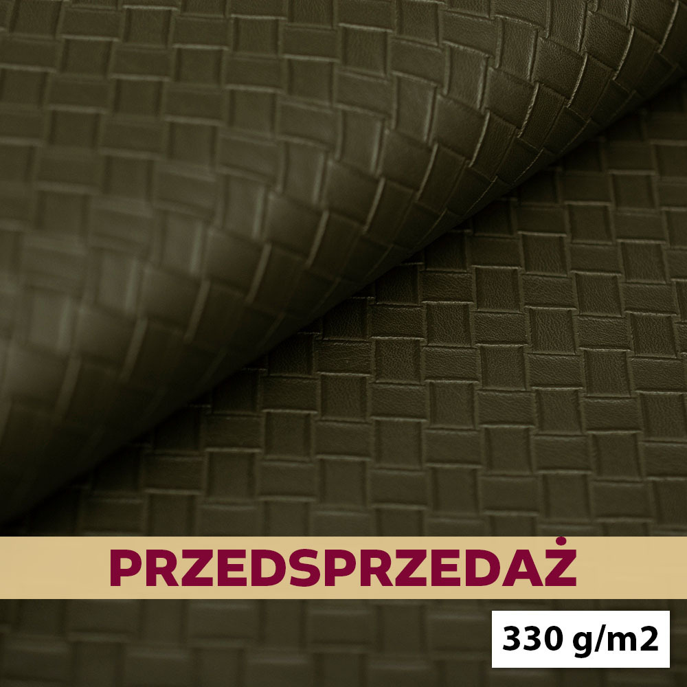 Ekoskóra Tecnotic to efektowny materiał o wyrazistej, plecionej strukturze, która nadaje mu oryginalny i elegancki charakter.