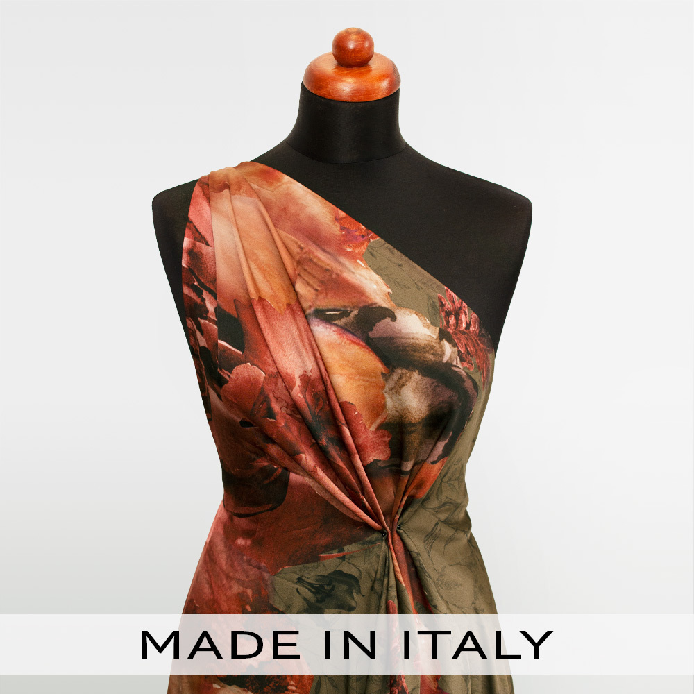 Wiskoza VERONA to rewelacyjna tkanina włoskiej jakości.