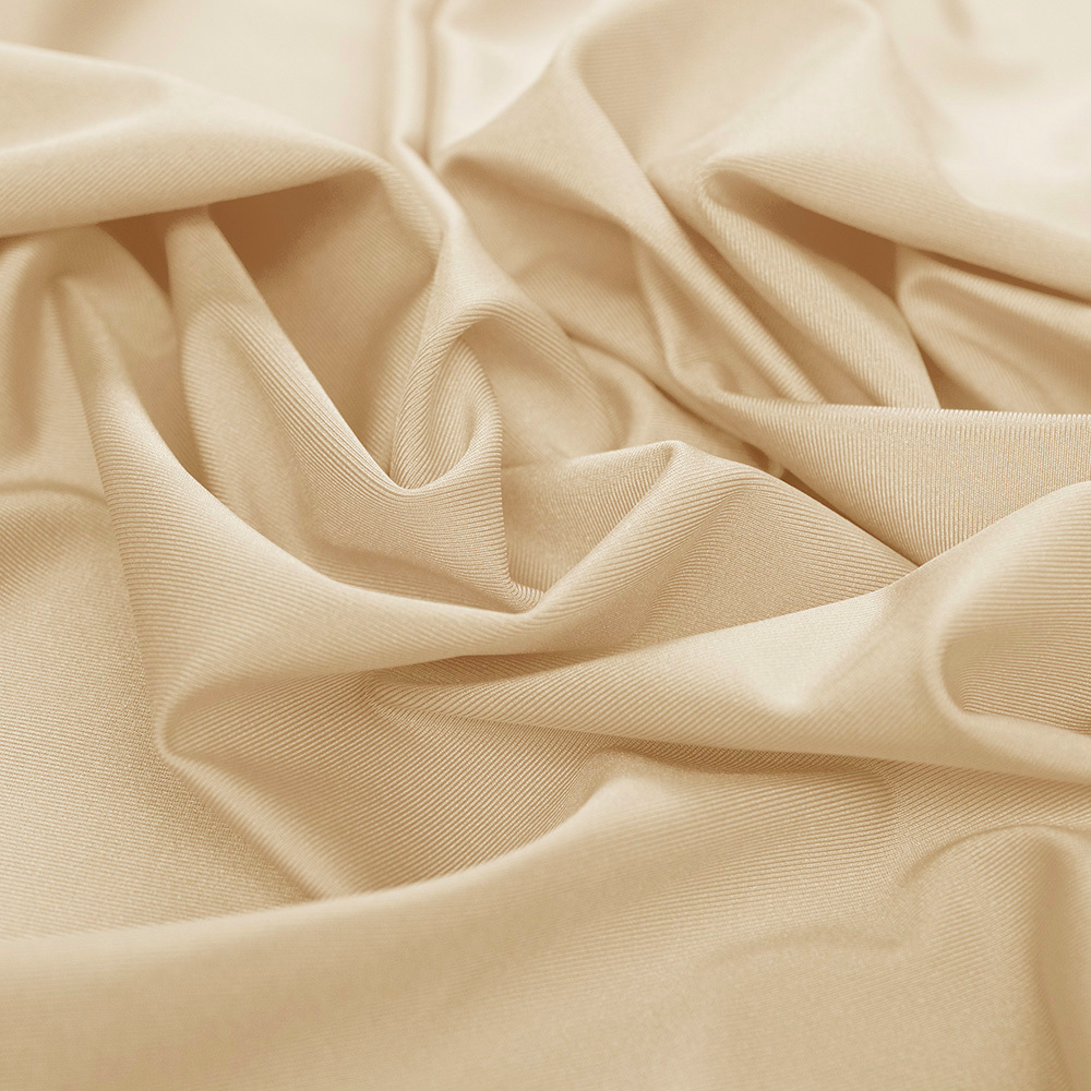 Dzianina typu Lycra to wysokiej jakości materiał o jednolitym kolorze, który zachwyca wyjątkową elastycznością – rozciąga się w obu kierunkach, zapewniając idealne dopasowanie i komfort noszenia.