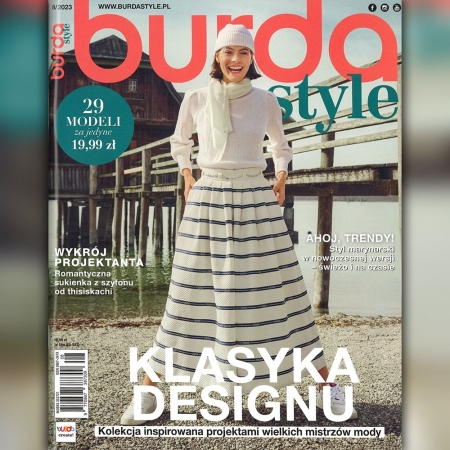 Miesięcznik Burda Style to czasopismo skierowane do osób, które uwielbiają szyć.