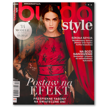 Burda Style to klasyczne wydanie pełne 30 różnorodnych modeli, od codziennych fasonów po bardziej zaawansowane projekty.