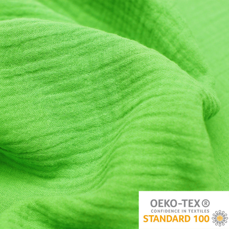 Muślin bawełniany – przyjemna w dotyku tkanina, wykonana z cienkich, skręconych włókien bawełny.