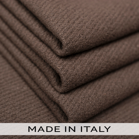 Flausz Merynos, wysokiej jakości wełniana tkanina o ciekawej fakturze.