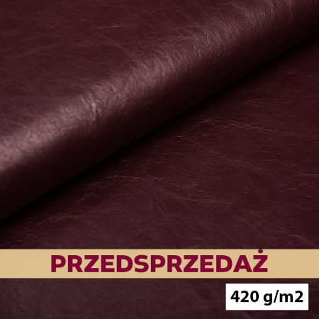 Ekoskóra Vintage to stylowy materiał o wyrazistej, nieregularnej strukturze, która efektownie nawiązuje do wyglądu naturalnej skóry.