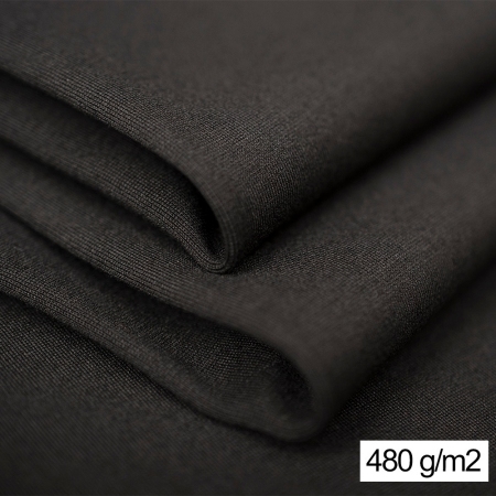Morgan Jersey to doskonałej jakości dzianina typu interlock o gramaturze 480 g/m2.