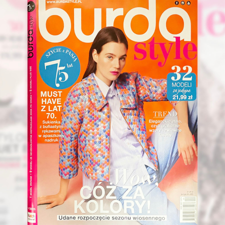 Miesięcznik Burda Style to czasopismo skierowane do osób, które uwielbiają szyć.
