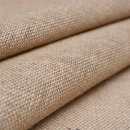 Tkanina Juta, biodegradowalny materiał wytworzony w 100% z włókna naturalnego.