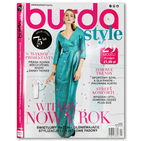 Miesięcznik Burda Style to czasopismo skierowane do osób, które uwielbiają szyć.