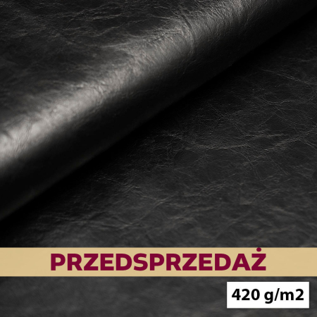 Ekoskóra Vintage to stylowy materiał o wyrazistej, nieregularnej strukturze, która efektownie nawiązuje do wyglądu naturalnej skóry.