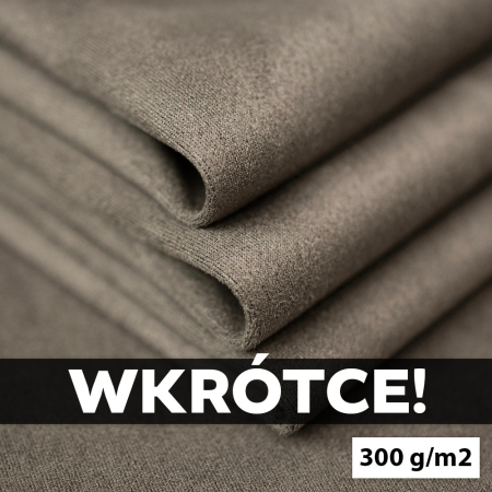 PRODUKT W KRÓTCE W SPRZEDAŻY!
 

Dzianina skuba zamsz to wysokiej jakości materiał o dwuwarstwowej budowie.